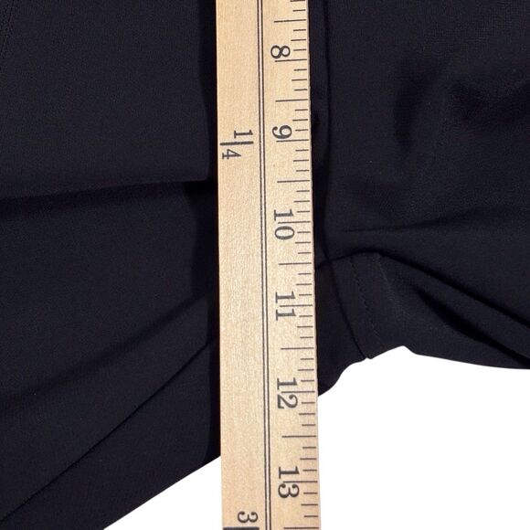 MM Lafleur Foster Cigarette Pants Black Side Zip Power Stretch Size 8 Office - Picture 8 of 11